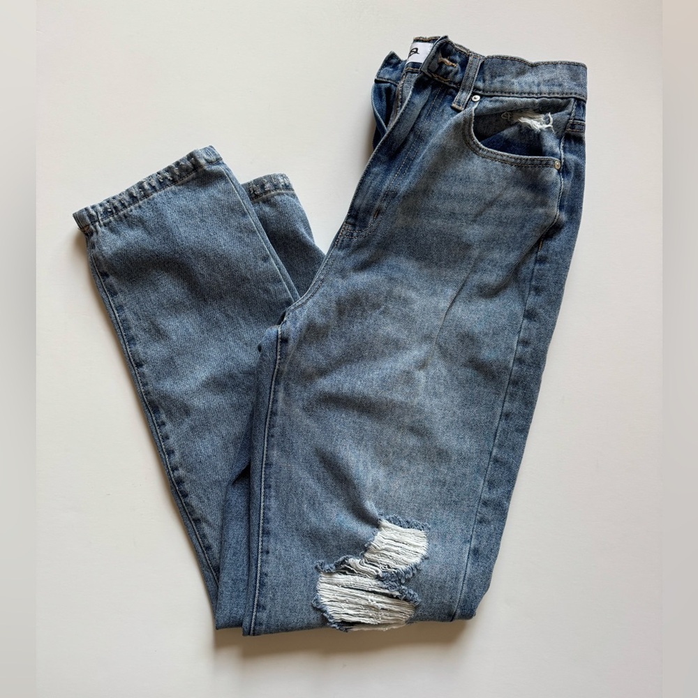 Blue Distressed Jeans
